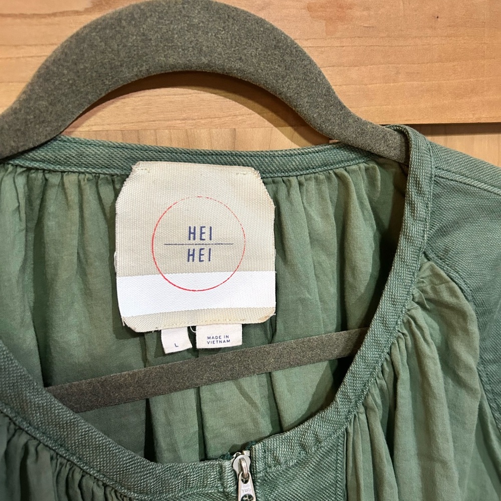Anthropologie Olive Bomber Jacket - Picture 3 of 6